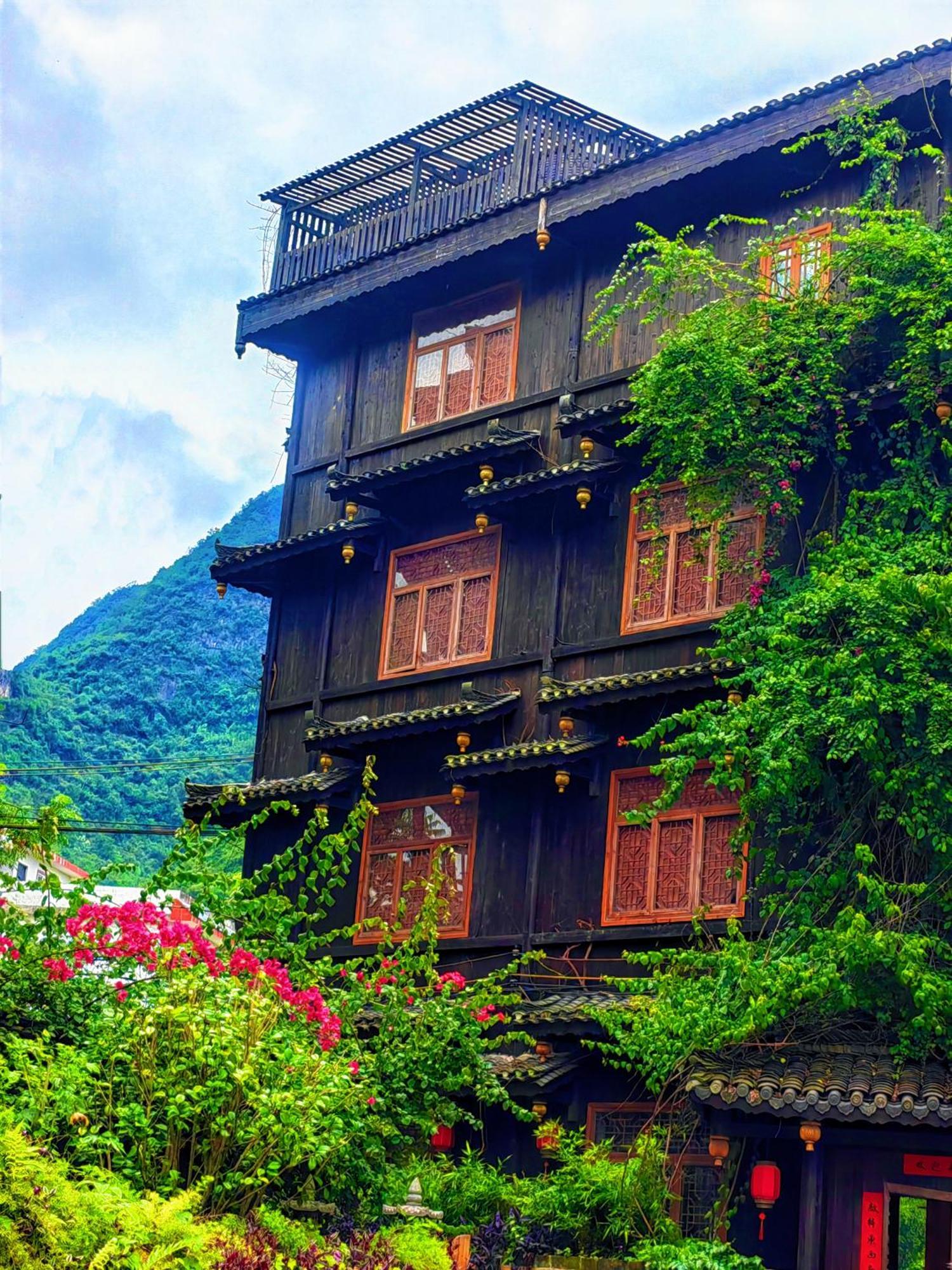Yangshuo Tea Cozy--One Way Free Pick Up From Airport Or Ts 4 Nights Konuk evi Dış mekan fotoğraf